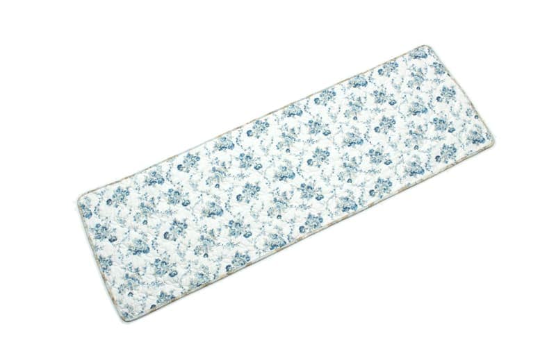 接触冷感素材キルト ロングマット 約50×150cm [Floral Fresh]