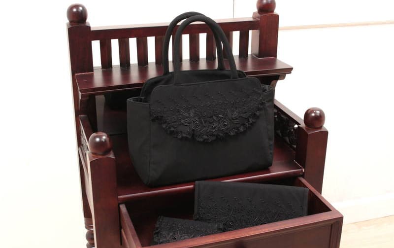 フォーマルバッグ　約20×27×12cm [Black formal]