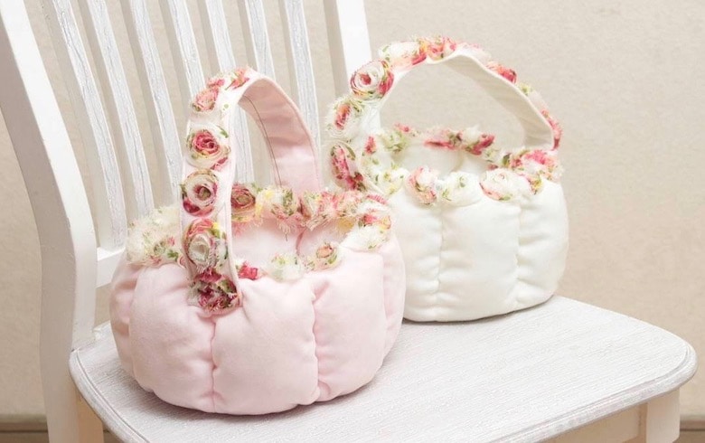 マイクロファイバー バスケット 約13×18cm [Rose marshmallow]