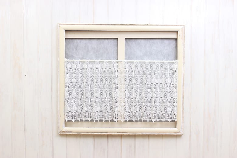 ギュピールレース カフェカーテン　約120×45cm [Noble]