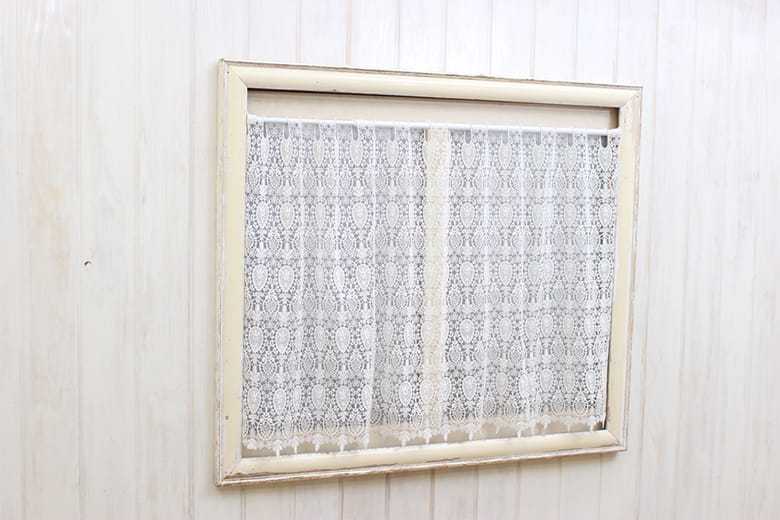 ギュピールレース カフェカーテン　約120×60cm [Noble]