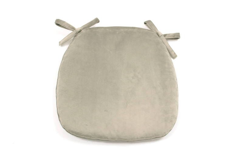 花柄プリント 紐付シートクッション 約43×45cm [Belle Heure]