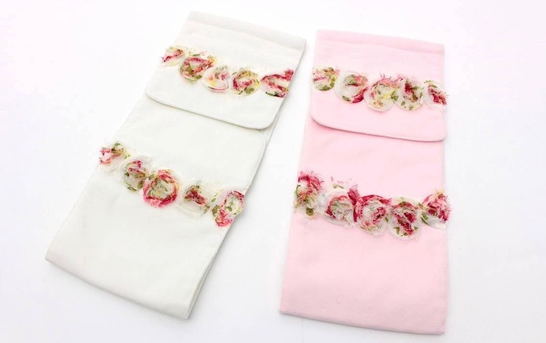 マイクロファイバー ペーパーホルダー 16×36.5cm [Rose marshmallow]