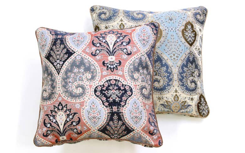 アンジャルダン　クッションカバー　　　2枚 新品未使用】アンジャルダン 座布団カバー 2枚 花柄 昭和西川｜Yahoo