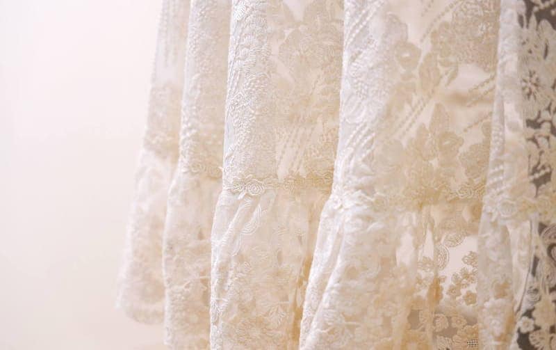 チュールレース 円形テーブルクロス 約100cm [memoire]