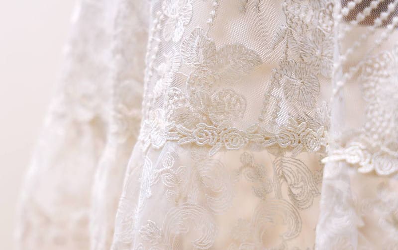 チュールレース 円形テーブルクロス 約100cm [memoire]