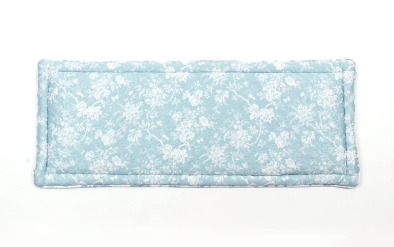 接触冷感素材 プリントキルト ロングシートクッション 約48×120cm [Oasis touch]