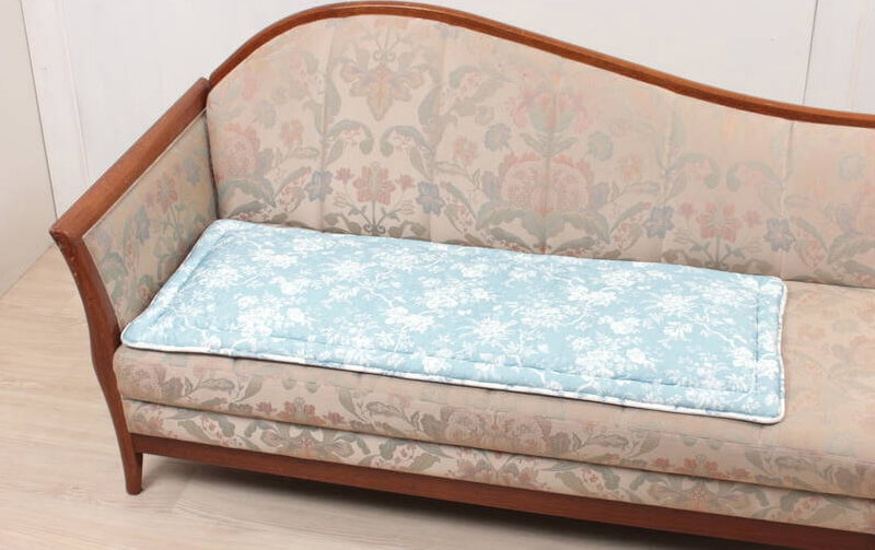 接触冷感素材 プリントキルト ロングシートクッション 約48×120cm [Oasis touch]