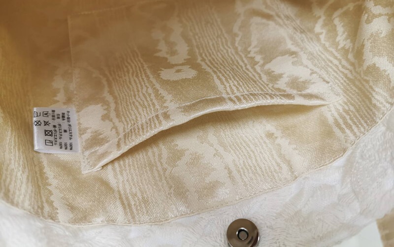 贅沢レース ミニバッグ 約30×30cm [polyphony]