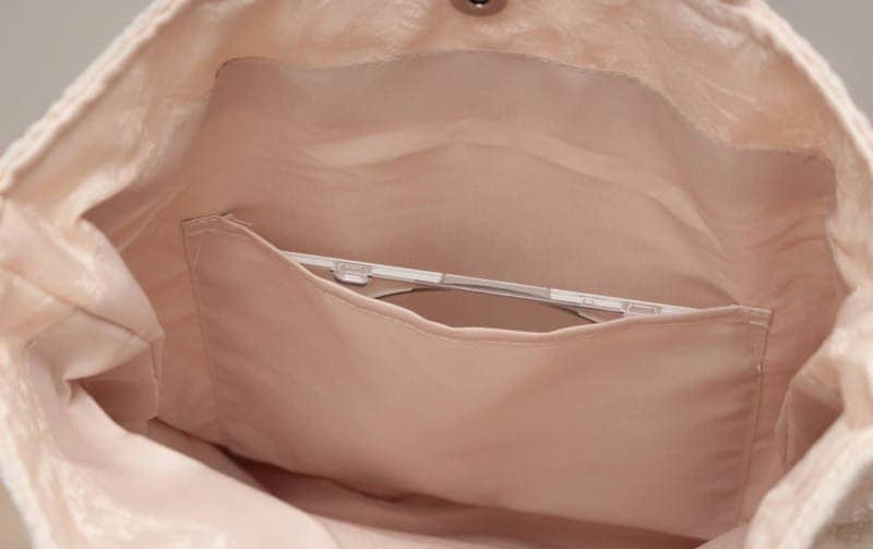 チュールレース スクエアバッグ 約30×30cm [memoire]