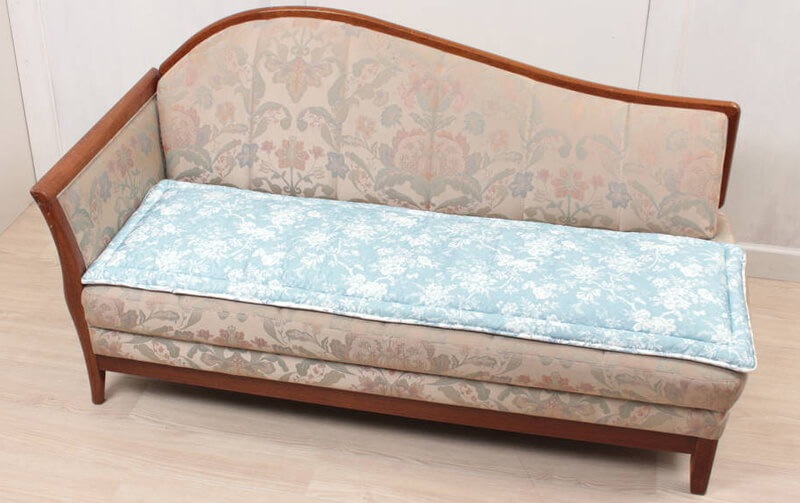 接触冷感素材 プリントキルト ロングシートクッション 約48×150cm [Oasis touch]