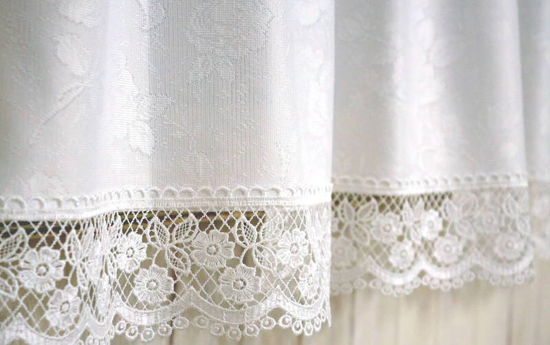 遮熱･遮像･UVカット･花粉キャッチ 機能性カフェカーテン 約147×90cm [Moderate]