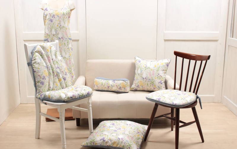 ボタニカルプリント エプロン 約99×85cm [Lapin Botanique]