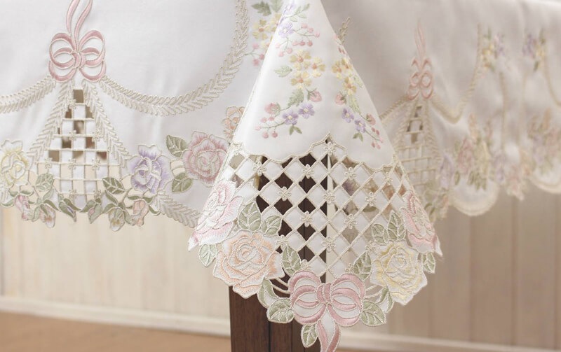 美品【異素材mix／刺繍レース×ボイル】TEN×RON HERMAN／ワンピース 低い 