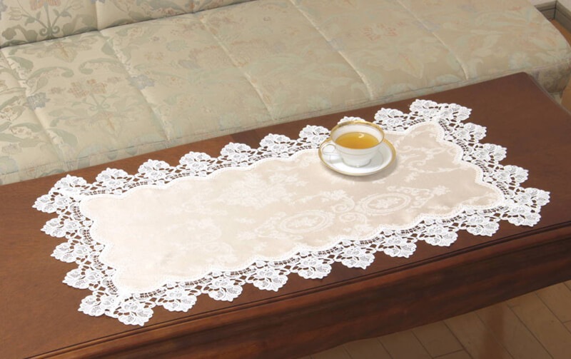 撥水ジャカード テーブルセンター 約45×90cm [Meilleure]