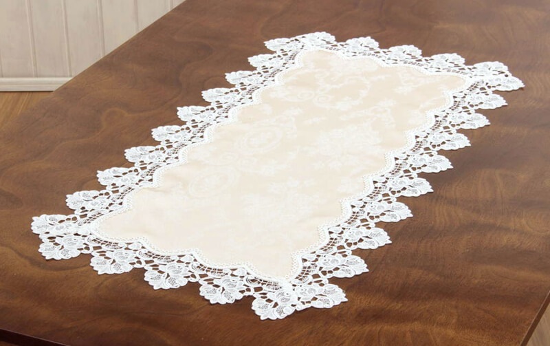 撥水ジャカード テーブルセンター 約45×90cm [Meilleure]