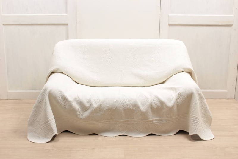 多針キルト マルチカバー 約200×200cm [Brigitte]｜アミ