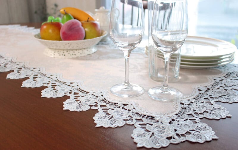 撥水ジャカード テーブルセンター 約45×135cm [Meilleure]