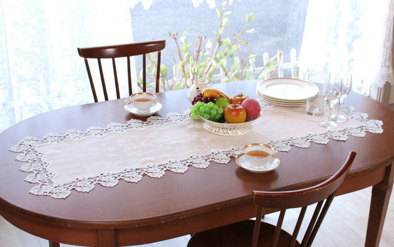 撥水ジャカード テーブルセンター 約45×135cm [Meilleure]