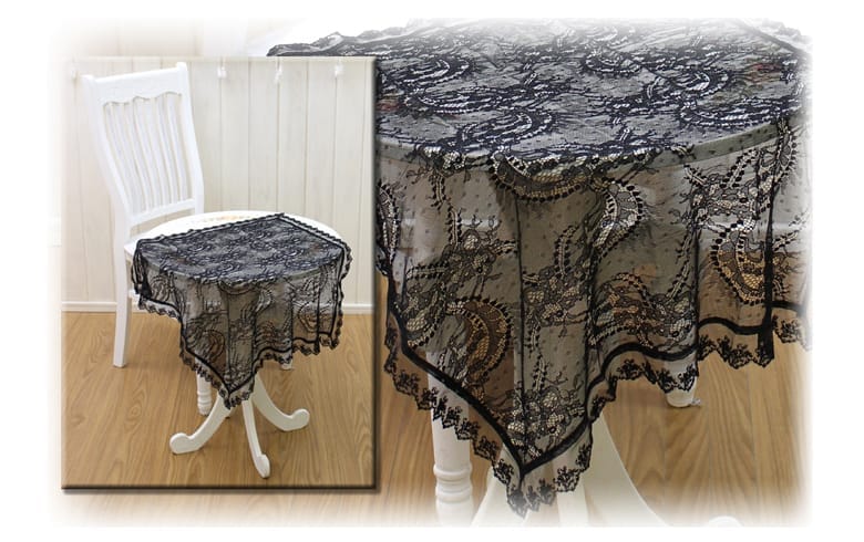 ラッセルレース マルチクロス 約60×60cm [Breeze-vail]