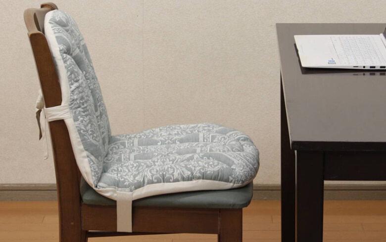 ふくれ織 チェアクッション 約45×80cm [Classica]