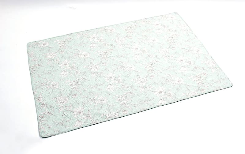 コットン多針キルト ちょっとマット 約100×140cm [calm mint]