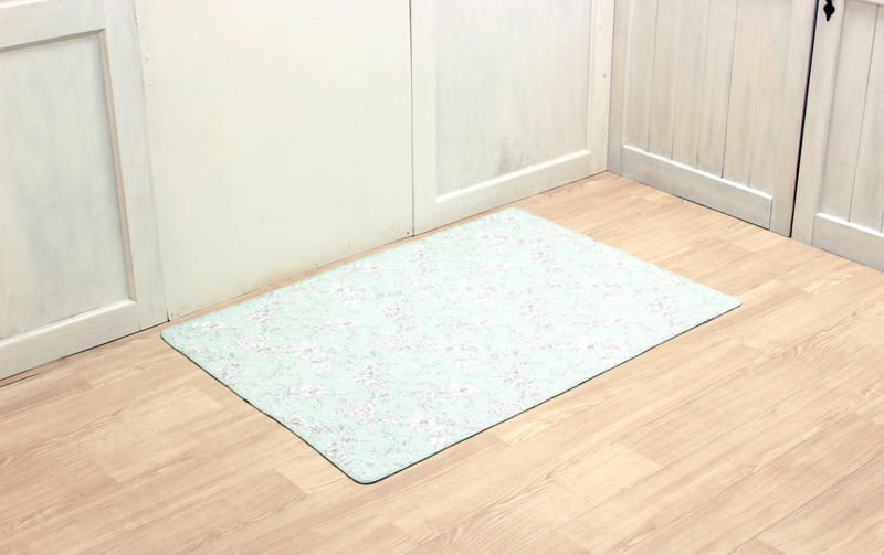 コットン多針キルト ちょっとマット 約100×140cm [calm mint]