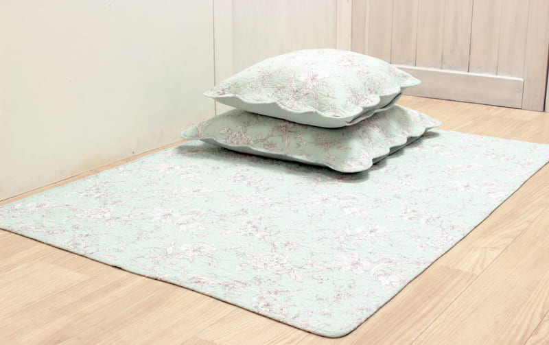 コットン多針キルト ちょっとマット 約100×140cm [calm mint]