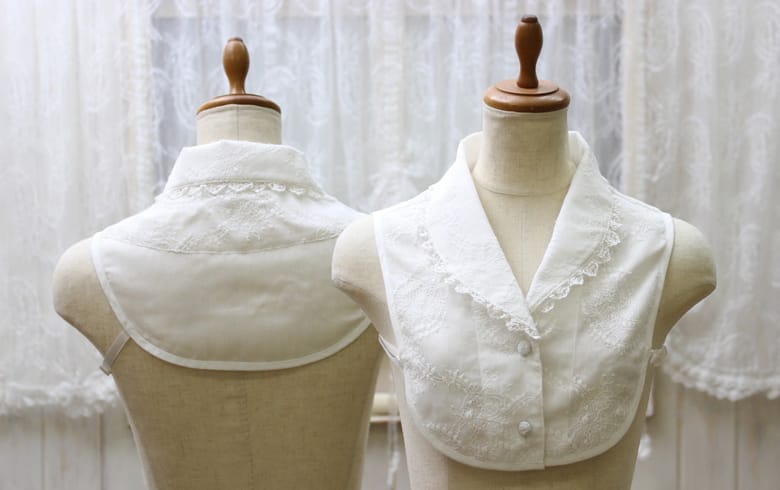 Breeze-vail ラッセルレース つけ襟 ｜インテリアレース・テーブル