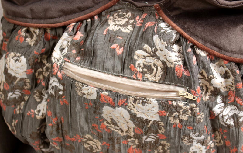 ジャカード織 ボニートートバッグ 約27×43×15cm [sonette]