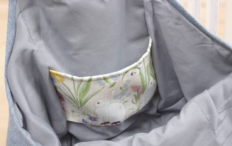 ボタニカルプリント トートバッグ 約22×50×30cm [Lapin Botanique]