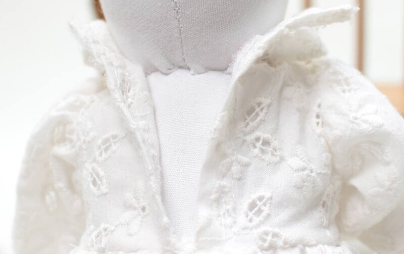 【着せ替え用】アイレットドレス 約33×11cm