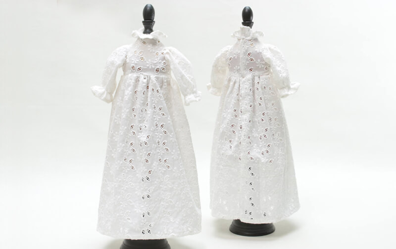 【着せ替え用】アイレットドレス 約33×11cm