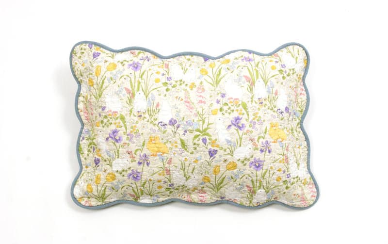 コットンキルト ピローケース 約43×63cm [Lapin Quiltine]