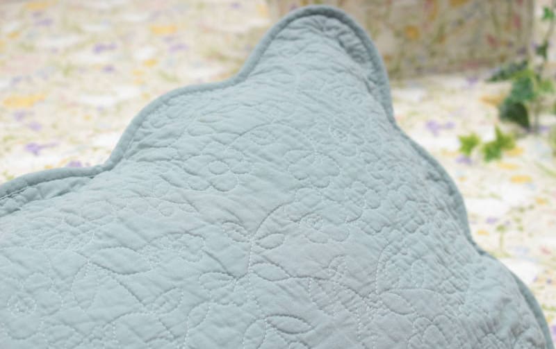 コットンキルト ピローケース 約43×63cm [Lapin Quiltine]