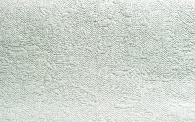コットン多針キルト マルチカバー 約200×250cm [calm mint]