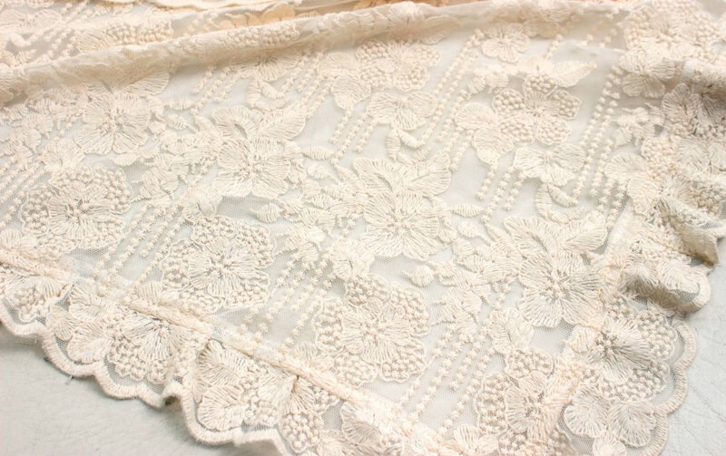 チュールレース マルチクロス 約55×55cm [memoire]