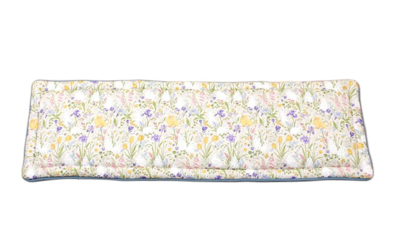 コットンキルト ロングシートクッション 約50×150cm [Lapin Quiltine]