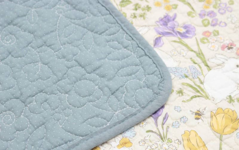 コットンキルト ロングマット 約60×120cm [Lapin Quiltine]