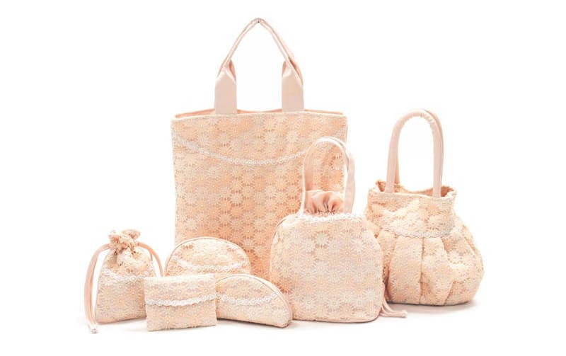 ギュピールレース 眼鏡ケース 約7×15.5×4cm [Flower Ripples]