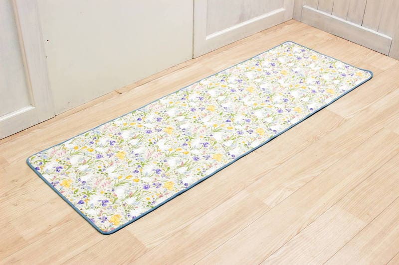 コットンキルト ロングマット 約60×180cm [Lapin Quiltine]