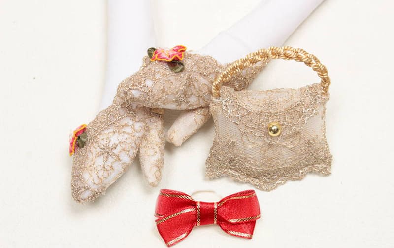 【着せ替え用】星屑柄 パーティードレスセット