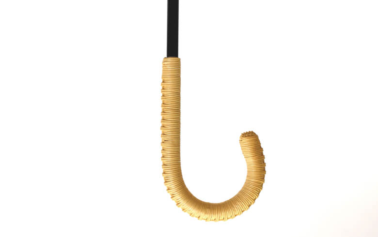 ローズ柄ジャカード織＆ギュピール パラソル 約69×78cm [gracieux]