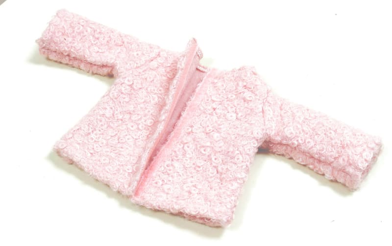 【着せ替え用】ふんわりピンクのもこもこラブリーニット