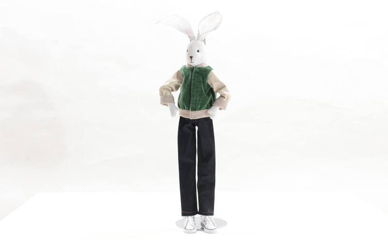 【着せ替え用】ノンウォッシュ デニムスリムパンツ