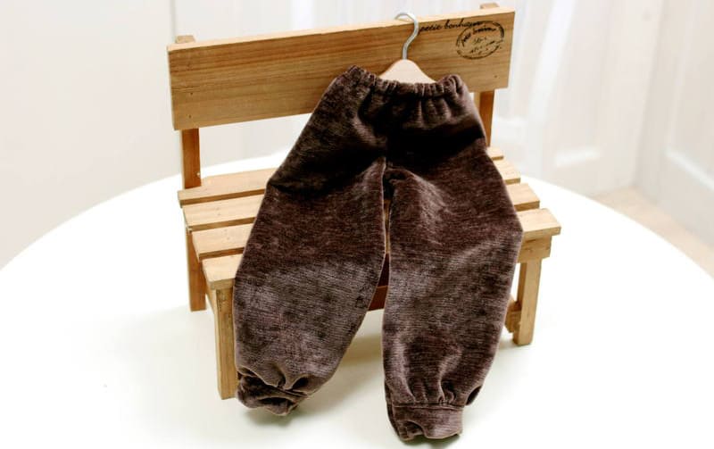 【着せ替え用】チョコレートカラー クロップドパンツ