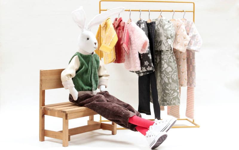 【着せ替え用】チョコレートカラー クロップドパンツ