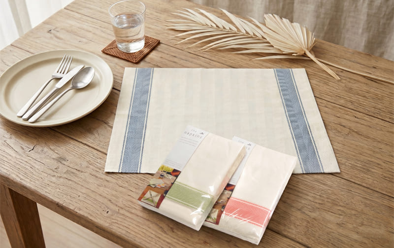 ペーパーナプキン [選べる2タイプ] イタリアブランド the napkins（20枚入 / 15枚入）