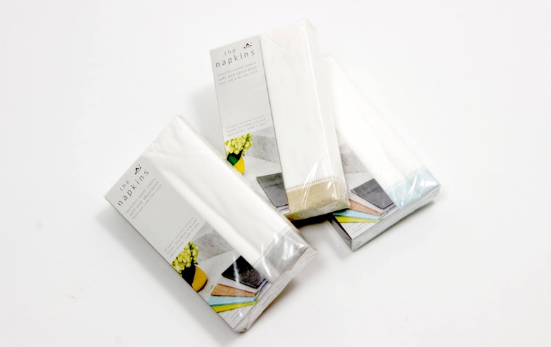 ペーパーナプキン [選べる2タイプ] イタリアブランド the napkins（20枚入 / 15枚入）