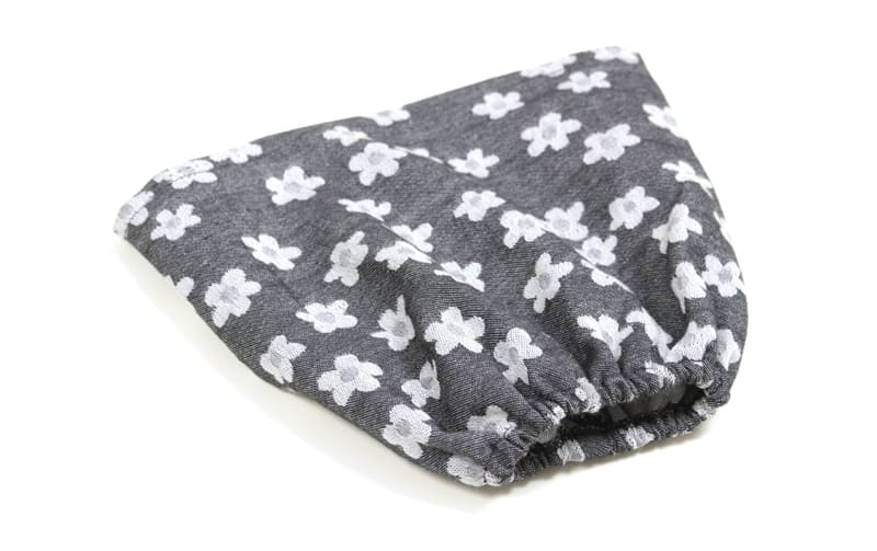 【着せ替え用】ジャカード織 モノトーン花柄スカート